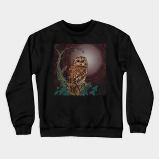 Tawny Owl Mistress of the Night Crewneck Sweatshirt